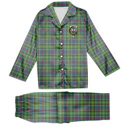 ScotsTee Shop Scottish Whitelaw Crest Tartan Pajama Satin Velvet Flannel Pajama Set