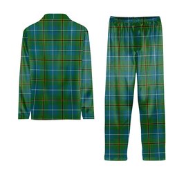ScotsTee Shop Scottish Turnbull Hunting Ancient Clan Crest Tartan Pajama Satin Velvet Flannel Pajama Set