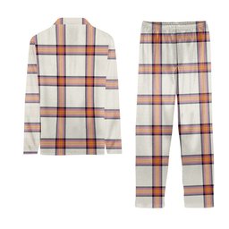 ScotsTee Shop Scottish Young Christina Ancient Crest Tartan Pajama Satin Velvet Flannel Pajama Set