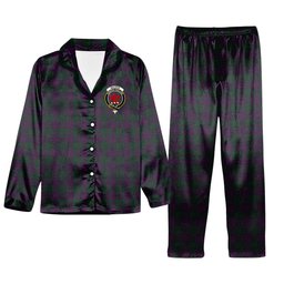 ScotsTee Shop Scottish Wilsons 211 Crest Tartan Pajama Satin Velvet Flannel Pajama Set