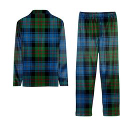 ScotsTee Shop Scottish Young Melvina Ancient Crest Tartan Pajama Satin Velvet Flannel Pajama Set