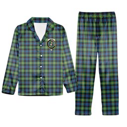 ScotsTee Shop Scottish Watson Ancient Crest Tartan Pajama Satin Velvet Flannel Pajama Set