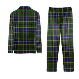 ScotsTee Shop Scottish Turnbull of Thornton Crest Tartan Pajama Satin Velvet Flannel Pajama Set