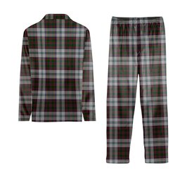 ScotsTee Shop Scottish Stewart of Appin Dress 1 Crest Tartan Pajama Satin Velvet Flannel Pajama Set
