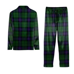 ScotsTee Shop Scottish Armstrong Crest Tartan Pajama Satin Velvet Flannel Pajama Set