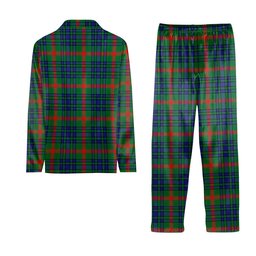 ScotsTee Shop Scottish Aiton SC Crest Tartan Pajama Satin Velvet Flannel Pajama Set