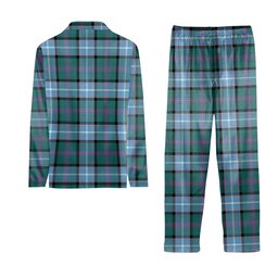 ScotsTee Shop Scottish Alexander of Menstry Hunting Ancient Crest Tartan Pajama Satin Velvet Flannel Pajama Set