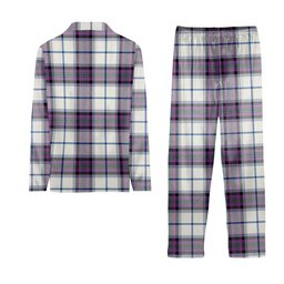 ScotsTee Shop Scottish Alexander of Menstry Dress Ancient Crest Tartan Pajama Satin Velvet Flannel Pajama Set