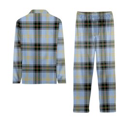 ScotsTee Shop Scottish Baxter of Balgavies Ancient Crest Tartan Pajama Satin Velvet Flannel Pajama Set