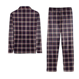 ScotsTee Shop Scottish Cameron of Erracht Dress Crest Tartan Pajama Satin Velvet Flannel Pajama Set