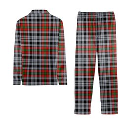 ScotsTee Shop Scottish Borthwick Dress Ancient Crest Tartan Pajama Satin Velvet Flannel Pajama Set