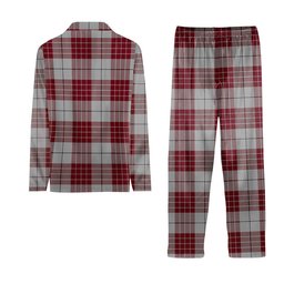 ScotsTee Shop Scottish Buchanan 1842 Crest Tartan Pajama Satin Velvet Flannel Pajama Set
