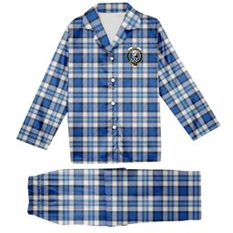 ScotsTee Shop Scottish Craig Paisley Modern Crest Tartan Pajama Satin Velvet Flannel Pajama Set