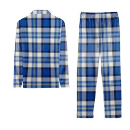 ScotsTee Shop Scottish Craig Paisley Modern Crest Tartan Pajama Satin Velvet Flannel Pajama Set