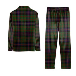 ScotsTee Shop Scottish Cochrane Crest Tartan Pajama Satin Velvet Flannel Pajama Set