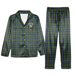 ScotsTee Shop Scottish Cochrane Ancient Crest Tartan Pajama Satin Velvet Flannel Pajama Set