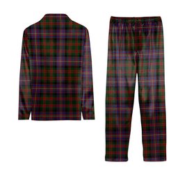 ScotsTee Shop Scottish Cochrane 1974 Crest Tartan Pajama Satin Velvet Flannel Pajama Set