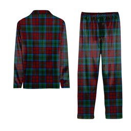 ScotsTee Shop Scottish Christie, Keith & Family Crest Tartan Pajama Satin Velvet Flannel Pajama Set