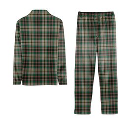 ScotsTee Shop Scottish Craig Ancient Crest Tartan Pajama Satin Velvet Flannel Pajama Set