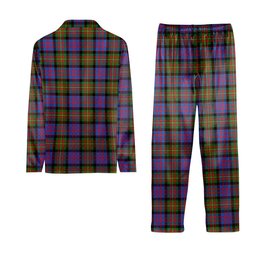 ScotsTee Shop Scottish Carnegie Ancient Crest Tartan Pajama Satin Velvet Flannel Pajama Set