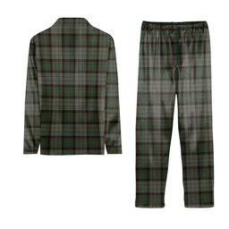 ScotsTee Shop Scottish Cochrane Hunting (1) Crest Tartan Pajama Satin Velvet Flannel Pajama Set