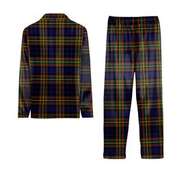 ScotsTee Shop Scottish Clelland Modern Crest Tartan Pajama Satin Velvet Flannel Pajama Set