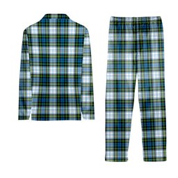 ScotsTee Shop Scottish Campbell Dress Crest Tartan Pajama Satin Velvet Flannel Pajama Set