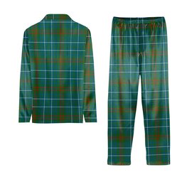 ScotsTee Shop Scottish Edmonstone Ancient Crest Tartan Pajama Satin Velvet Flannel Pajama Set