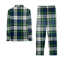 ScotsTee Shop Scottish Gordon Dress Ancient Crest Tartan Pajama Satin Velvet Flannel Pajama Set