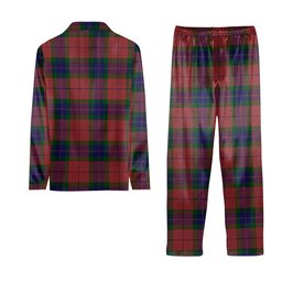 ScotsTee Shop Scottish Fraser of Boblainy Hugh Crest Tartan Pajama Satin Velvet Flannel Pajama Set