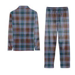 ScotsTee Shop Scottish Gayre Hunting Ancient Crest Tartan Pajama Satin Velvet Flannel Pajama Set
