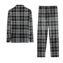 ScotsTee Shop Scottish Drummond Grey Ancient Crest Tartan Pajama Satin Velvet Flannel Pajama Set