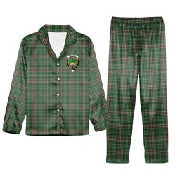 ScotsTee Shop Scottish Gayre Dress Crest Tartan Pajama Satin Velvet Flannel Pajama Set