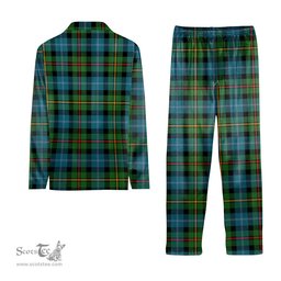 ScotsTee Shop Scottish Gow Hunting Ancient Crest Tartan Pajama Satin Velvet Flannel Pajama Set