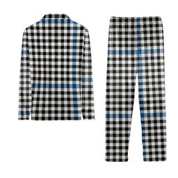 ScotsTee Shop Scottish Gladstanes Ancient Crest Tartan Pajama Satin Velvet Flannel Pajama Set
