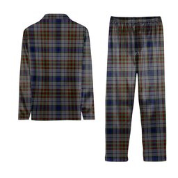 ScotsTee Shop Scottish Gayre Hunting Crest Tartan Pajama Satin Velvet Flannel Pajama Set
