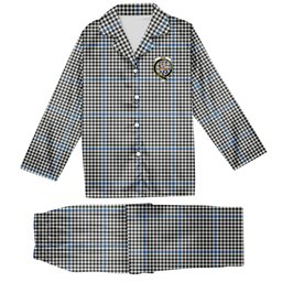 ScotsTee Shop Scottish Haig Ancient Crest Tartan Pajama Satin Velvet Flannel Pajama Set