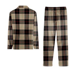 ScotsTee Shop Scottish Dunlop Hunting Ancient Crest Tartan Pajama Satin Velvet Flannel Pajama Set