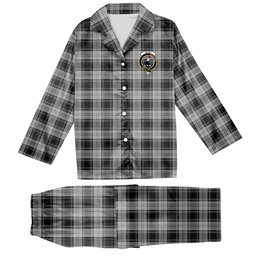 ScotsTee Shop Scottish Glen Crest Tartan Pajama Satin Velvet Flannel Pajama Set