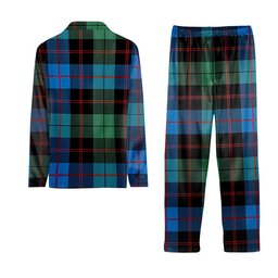 ScotsTee Shop Scottish Guthrie Ancient Crest Tartan Pajama Satin Velvet Flannel Pajama Set