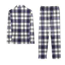 ScotsTee Shop Scottish Hannay SC Crest Tartan Pajama Satin Velvet Flannel Pajama Set