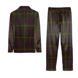 ScotsTee Shop Scottish Hall 1994 Crest Tartan Pajama Satin Velvet Flannel Pajama Set