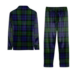 ScotsTee Shop Scottish Dundas 2 Crest Tartan Pajama Satin Velvet Flannel Pajama Set