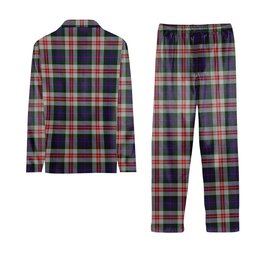 ScotsTee Shop Scottish Fraser Red Dress Crest Tartan Pajama Satin Velvet Flannel Pajama Set