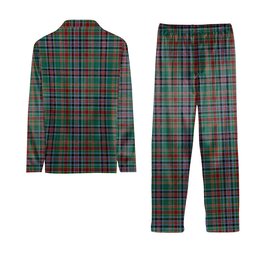 ScotsTee Shop Scottish Galbraith Old Ancient Crest Tartan Pajama Satin Velvet Flannel Pajama Set