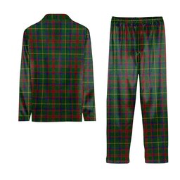 ScotsTee Shop Scottish MacIntosh Hunting Crest Tartan Pajama Satin Velvet Flannel Pajama Set