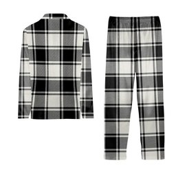 ScotsTee Shop Scottish MacFie Black & White Ancient Crest Tartan Pajama Satin Velvet Flannel Pajama Set