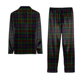 ScotsTee Shop Scottish MacDuff Hunting Crest Tartan Pajama Satin Velvet Flannel Pajama Set