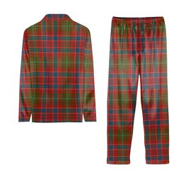 ScotsTee Shop Scottish Lumsden Ancient Crest Tartan Pajama Satin Velvet Flannel Pajama Set