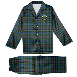 ScotsTee Shop Scottish Keith 1 Crest Tartan Pajama Satin Velvet Flannel Pajama Set